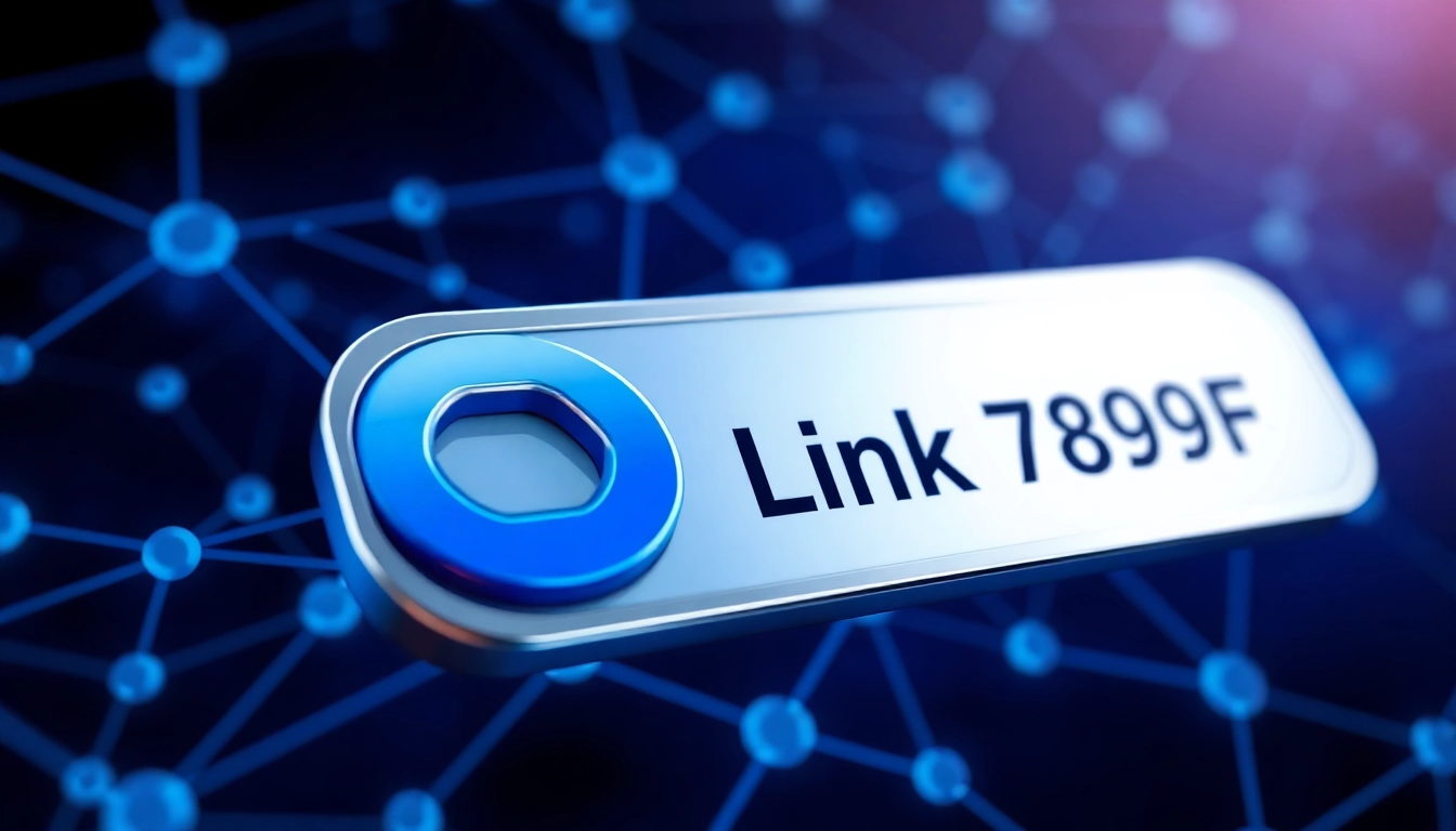 Link 789F digital connection icon highlighting seamless online navigation for user engagement and accessibility.