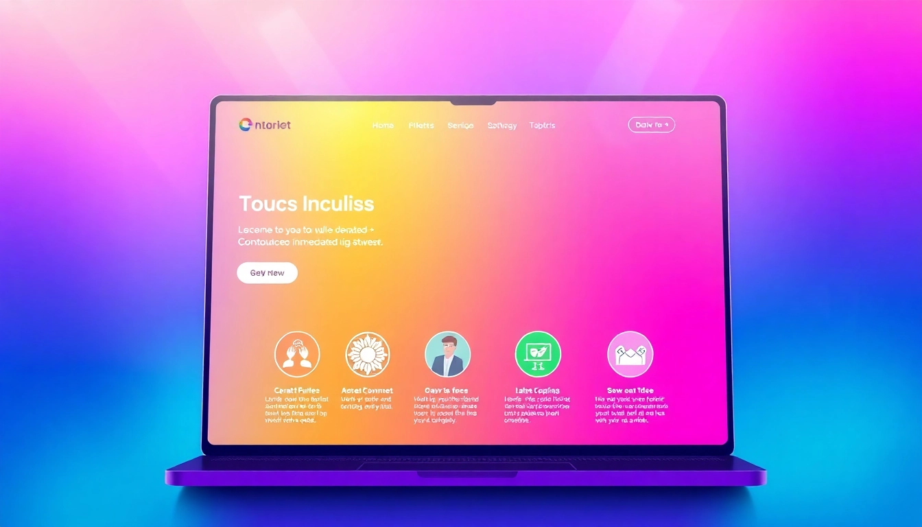 Creative visualization for https://789f.gay highlighting a modern online platform with inclusive design and colorful accents to attract and engage LGBTQ+ audiences.