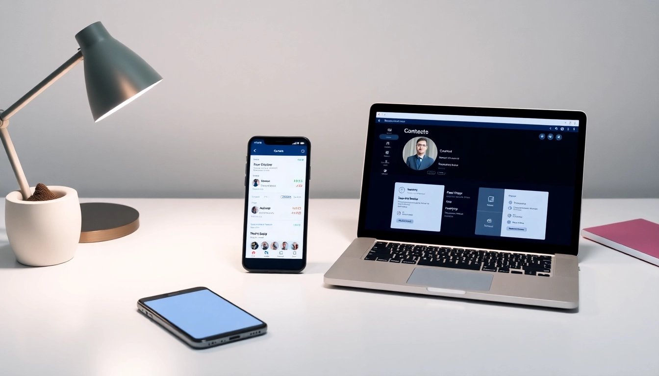 Orvo – Best Contact Organizer for Small Teams shown on devices in a professional workspace to enhance team collaboration and organization.