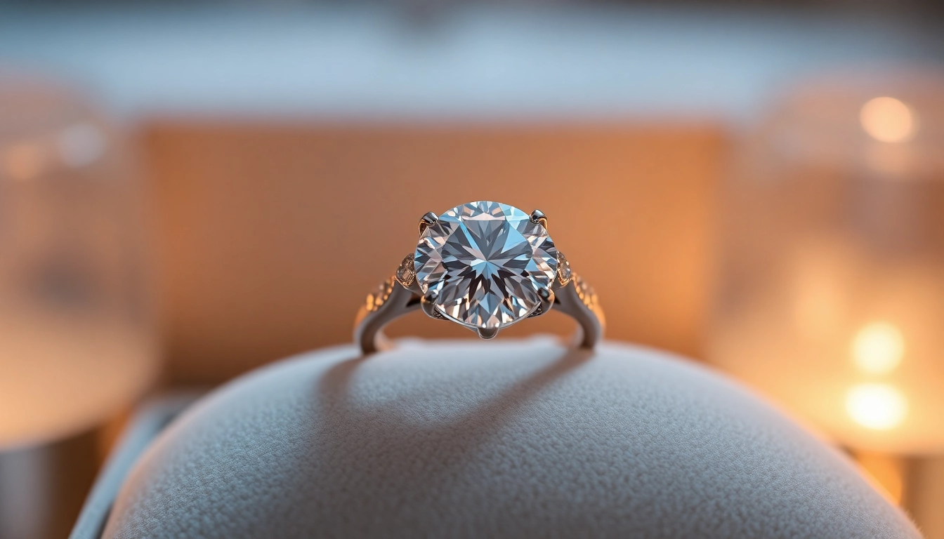 Engagement rings online showcasing sparkling designs and elegant craftsmanship in a luxurious